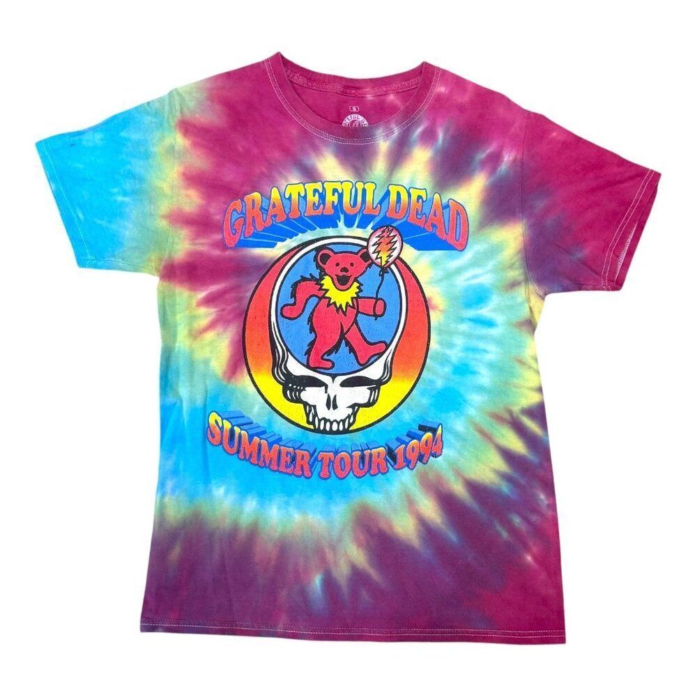 Grateful Dead Summer Tour 1994 Tie-Dye T-Shirt Ripple Junction 100% Cotton S
